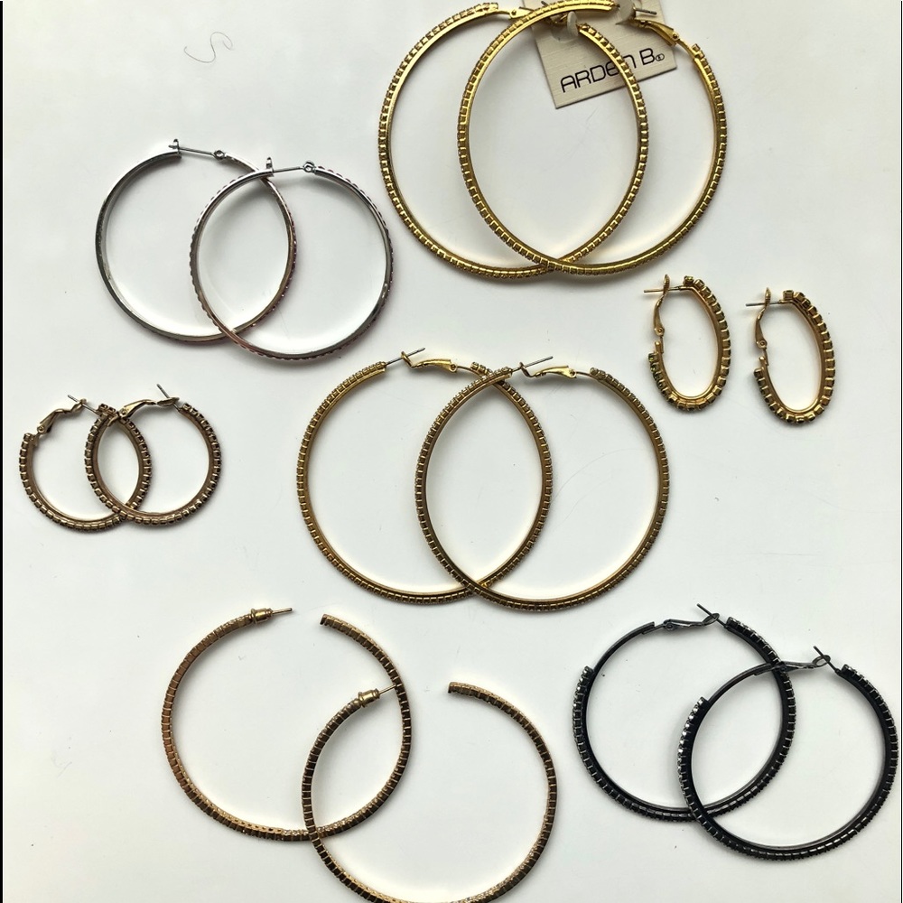 BUNDLE Arden b hoop earrings